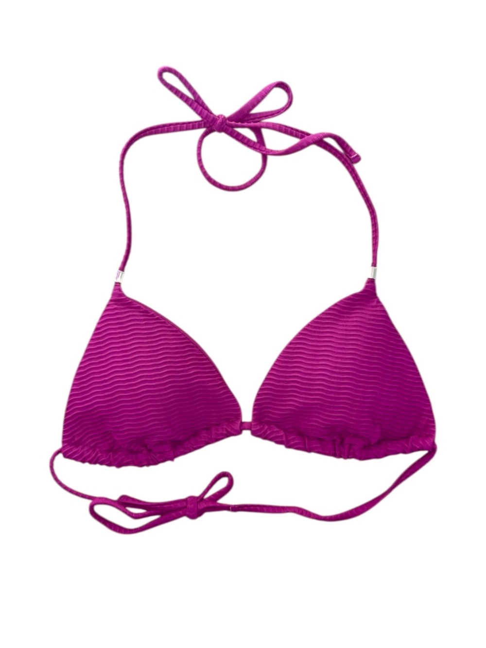 Abercrombie & Fitch Halter Triangle Bikini Top Women’s Small Fuchsia NWT